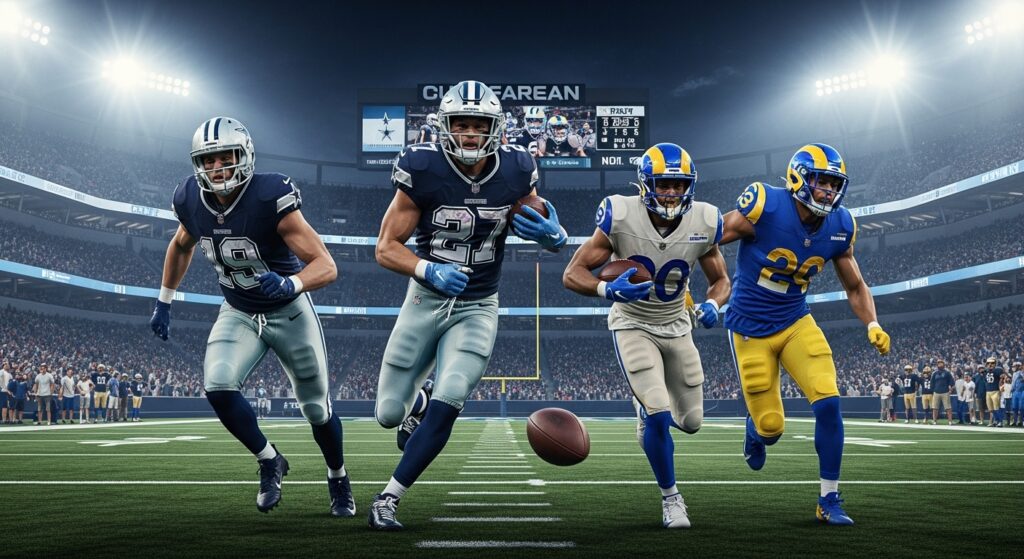 Dallas Cowboys vs Los Angeles Rams Match Player Stats